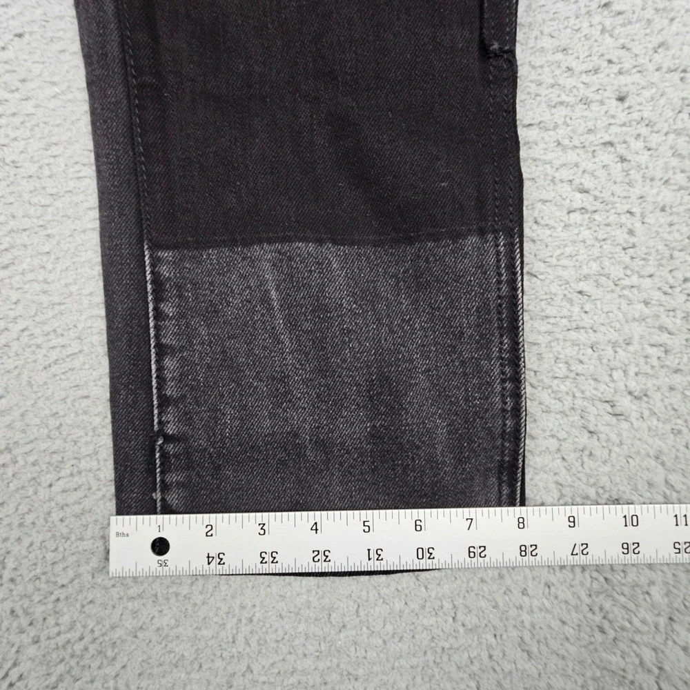 MNML Carpenter Jeans Men 37x28.5 Black Double‎ Knee Utility Workwear Denim Pants